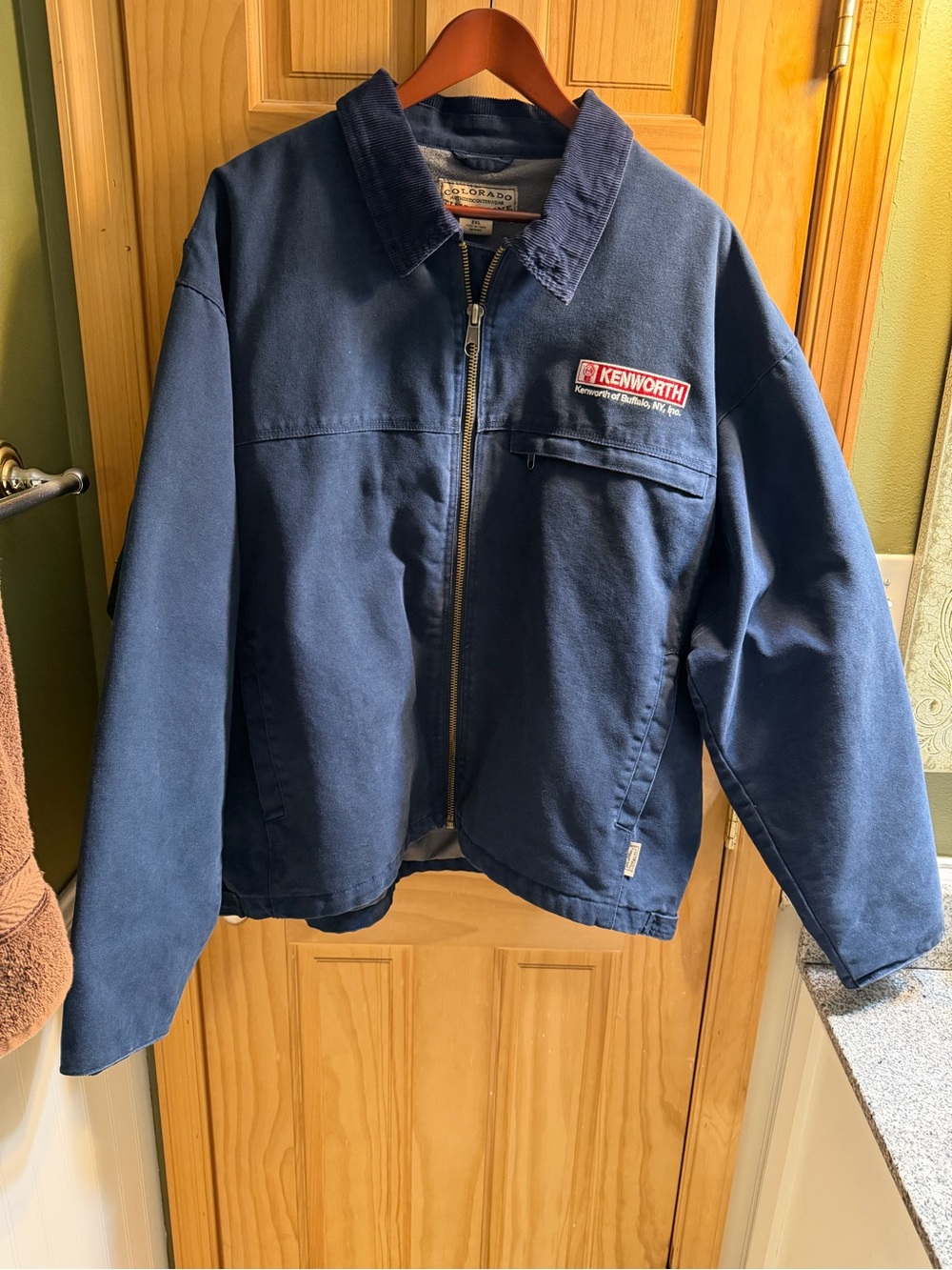 Colorado Timberline Kenworth Embroidered Navy Trucker Jacket